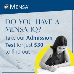 is mensa test hard|taking the mensa admissions test.